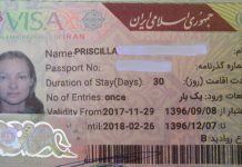 Visa for Iran
